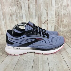 Brooks Trace‎ 2 Women's Running Shoes Lavender Pink Black Size 9.5 Athletic